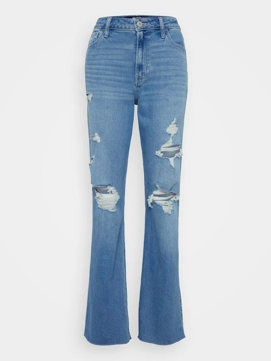 Zdjęcie produktu Jeansy Relaxed Fit Hollister Co. jasnoniebieski denim