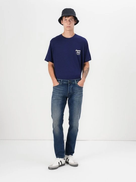 Zdjęcie produktu Jeansy Relaxed Fit Jack&Jones niebieski denim