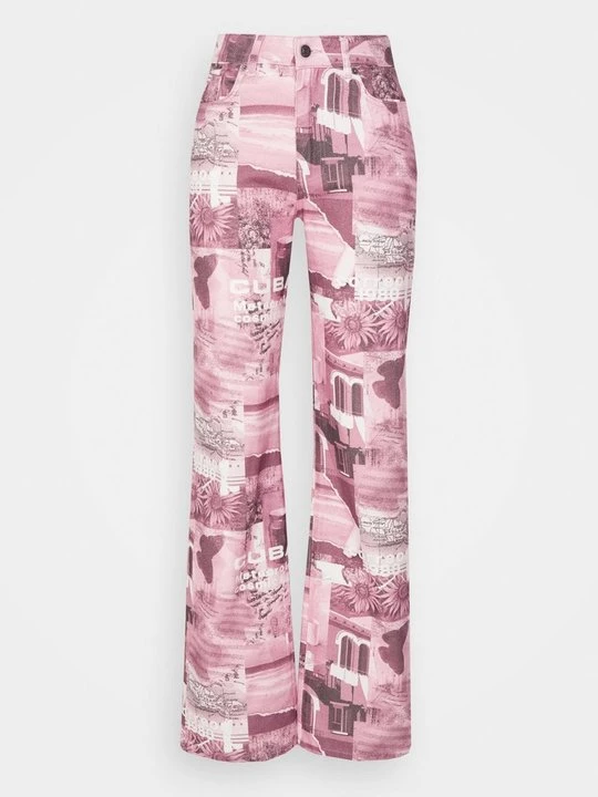 Zdjęcie produktu Jeansy Relaxed Fit Jaded London czerwony