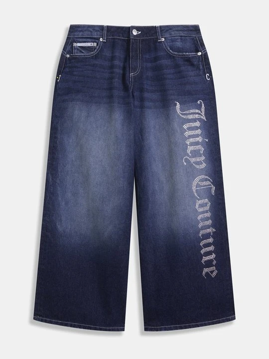 Zdjęcie produktu Jeansy Relaxed Fit Juicy Couture niebieski denim