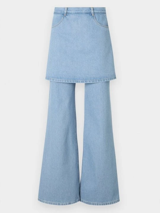 Zdjęcie produktu Jeansy Relaxed Fit Ksenia Schnaider jasnoniebieski denim