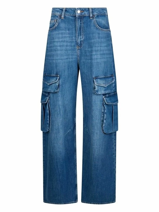 Zdjęcie produktu Jeansy Relaxed Fit Liu Jo niebieski denim