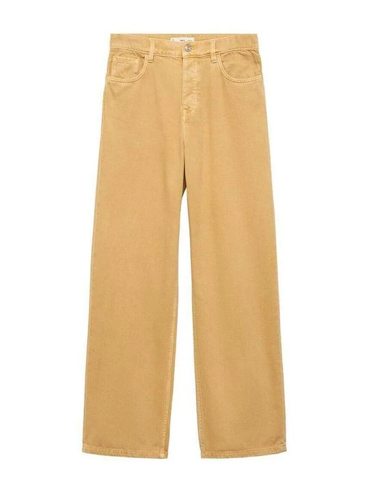 Zdjęcie produktu Jeansy Relaxed Fit Mango brązowy melanż