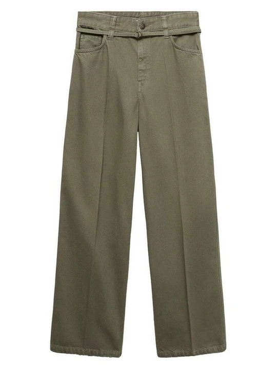 Zdjęcie produktu Jeansy Relaxed Fit Mango khaki
