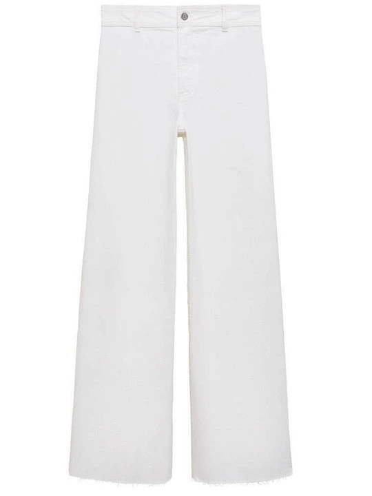 Zdjęcie produktu Jeansy Relaxed Fit Mango biały