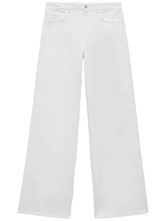 Zdjęcie produktu Jeansy Relaxed Fit Mango biały