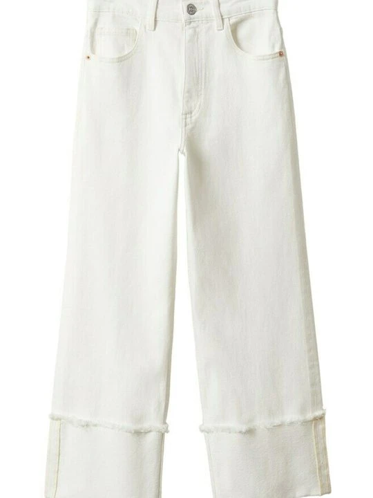 Zdjęcie produktu Jeansy Relaxed Fit Mango biały