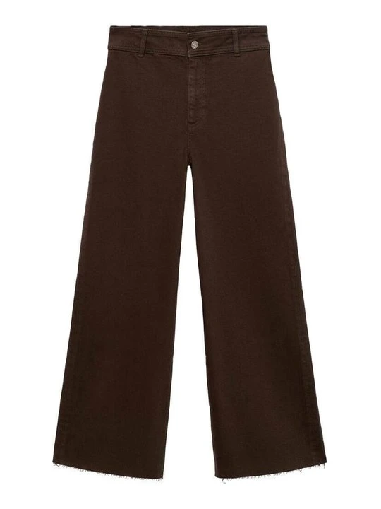 Zdjęcie produktu Jeansy Relaxed Fit Mango brązowy
