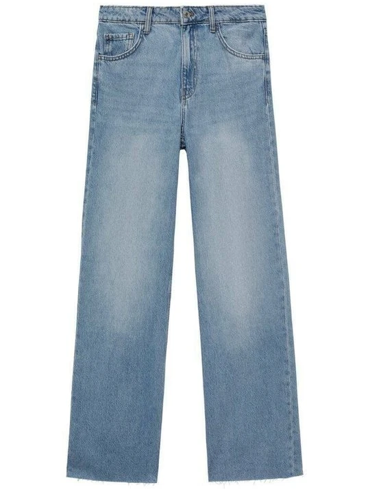 Zdjęcie produktu Jeansy Relaxed Fit Mango niebieski
