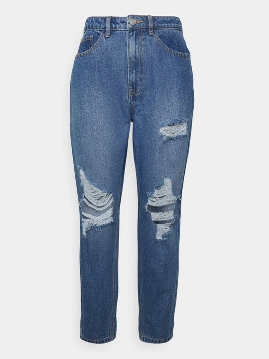 Zdjęcie produktu Jeansy Relaxed Fit Missguided niebieski