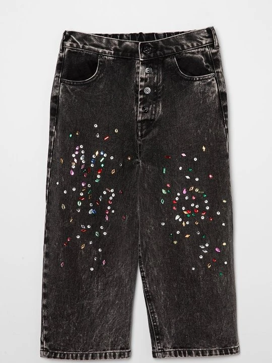 Zdjęcie produktu Jeansy Relaxed Fit MM6 Maison Margiela czarny