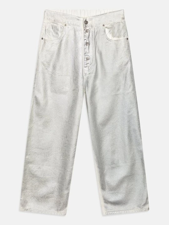 Zdjęcie produktu Jeansy Relaxed Fit MM6 Maison Margiela mleczny