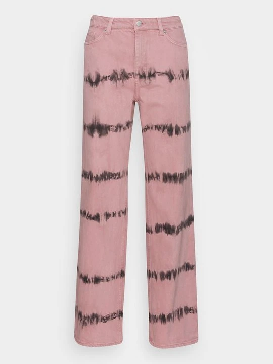 Zdjęcie produktu Jeansy Relaxed Fit Monki różowy