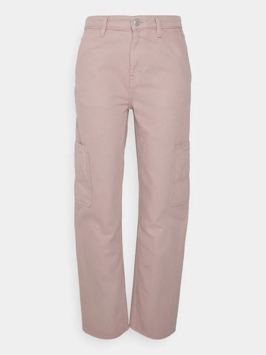 Zdjęcie produktu Jeansy Relaxed Fit Monki liliowy