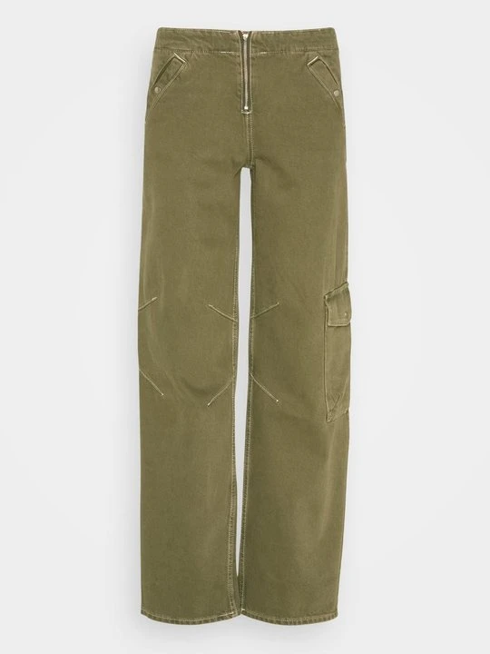Zdjęcie produktu Jeansy Relaxed Fit Monki zielony