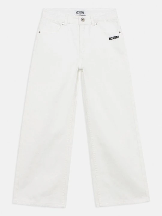 Zdjęcie produktu Jeansy Relaxed Fit MOSCHINO biały