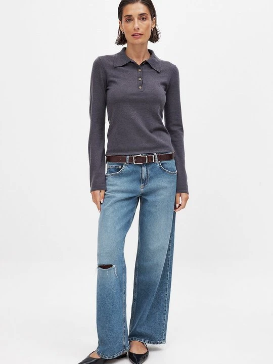 Zdjęcie produktu Jeansy Relaxed Fit NA-KD niebieski