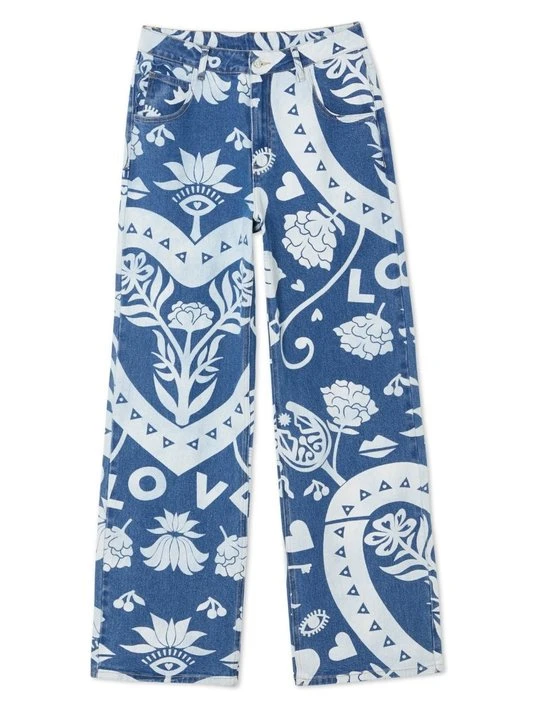 Zdjęcie produktu Jeansy Relaxed Fit Never Fully Dressed niebieski