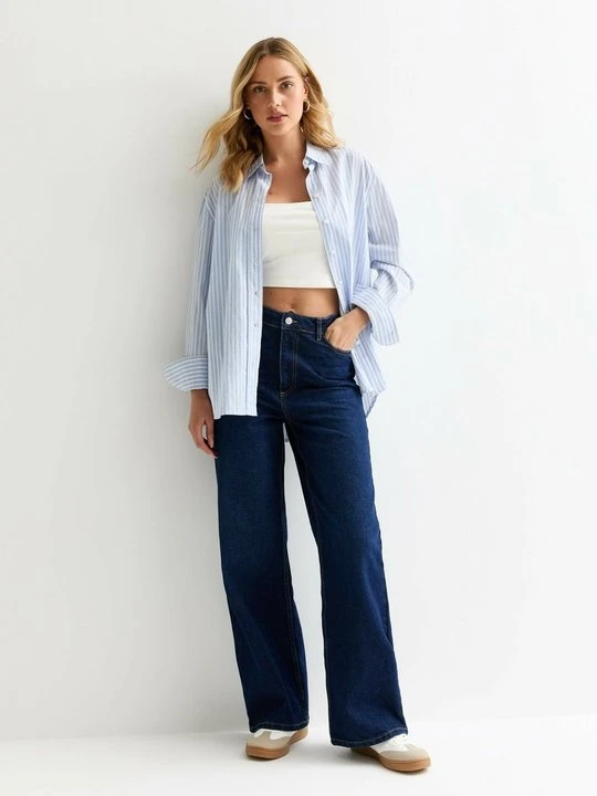 Zdjęcie produktu Jeansy Relaxed Fit New Look niebieski