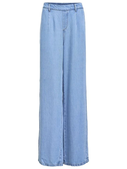 Zdjęcie produktu Spodnie materiałowe Object jasnoniebieski denim