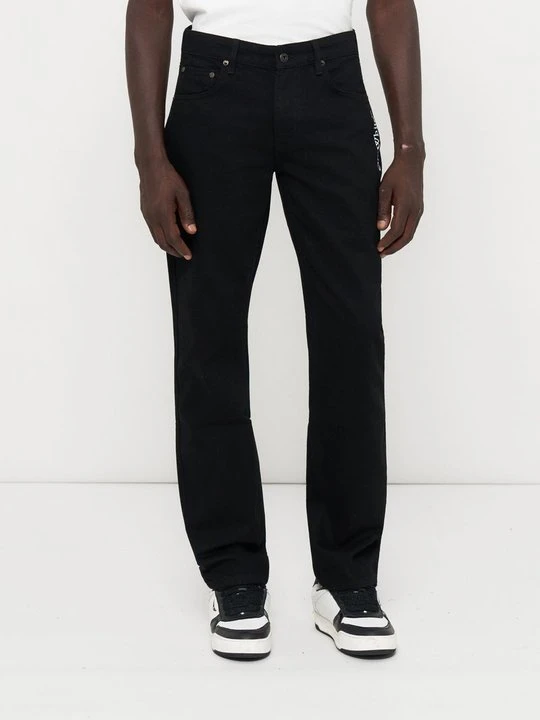 Zdjęcie produktu Jeansy Relaxed Fit Off White czarny