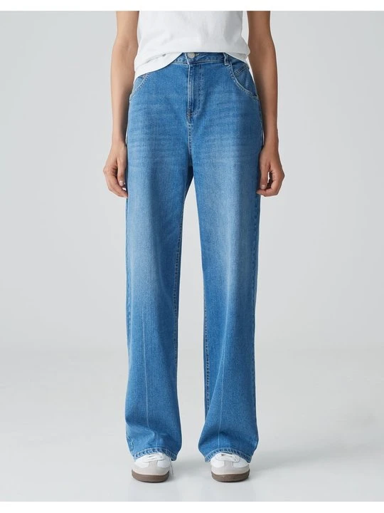 Zdjęcie produktu Jeansy Straight Leg Opus bleached denim