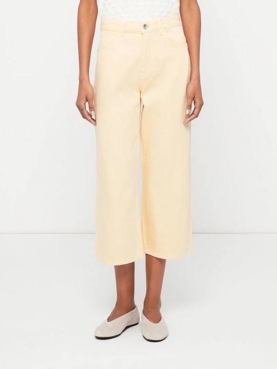 Zdjęcie produktu Jeansy Relaxed Fit Patrizia Pepe jasnożółty