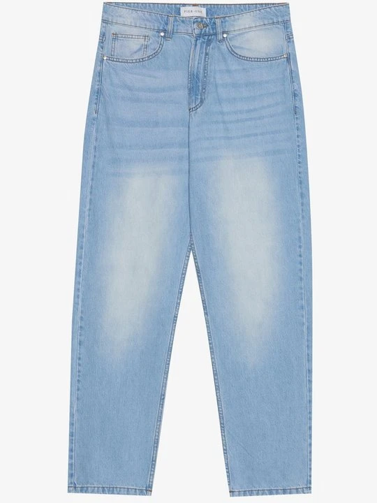 Zdjęcie produktu Jeansy Relaxed Fit Pier One By Zalando jasnoniebieski denim