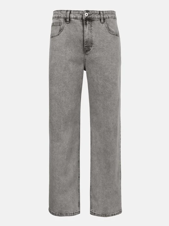 Zdjęcie produktu Jeansy Relaxed Fit Pier One szary