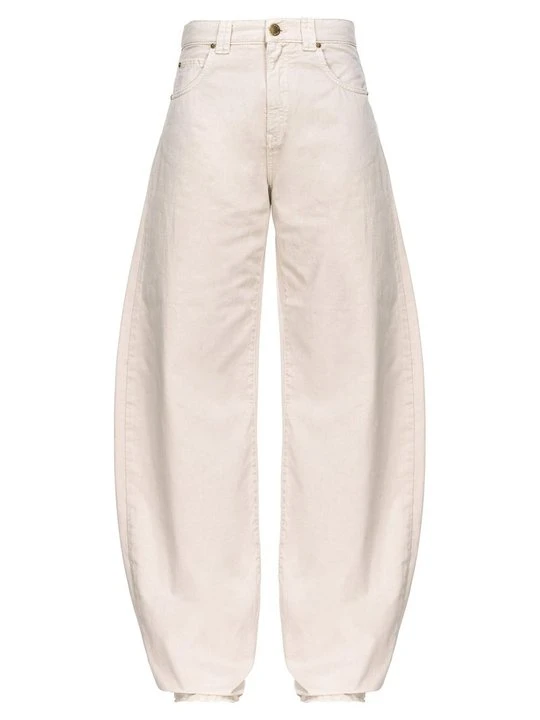 Zdjęcie produktu Jeansy Relaxed Fit Pinko beżowy