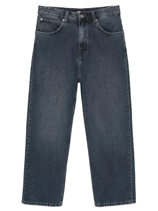 Zdjęcie produktu Jeansy Relaxed Fit PULL&BEAR ciemnoniebieski