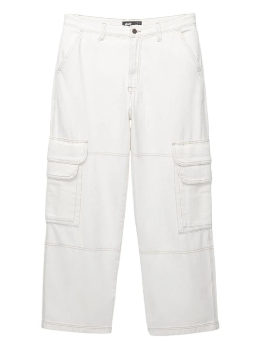 Zdjęcie produktu Jeansy Relaxed Fit PULL&BEAR biały