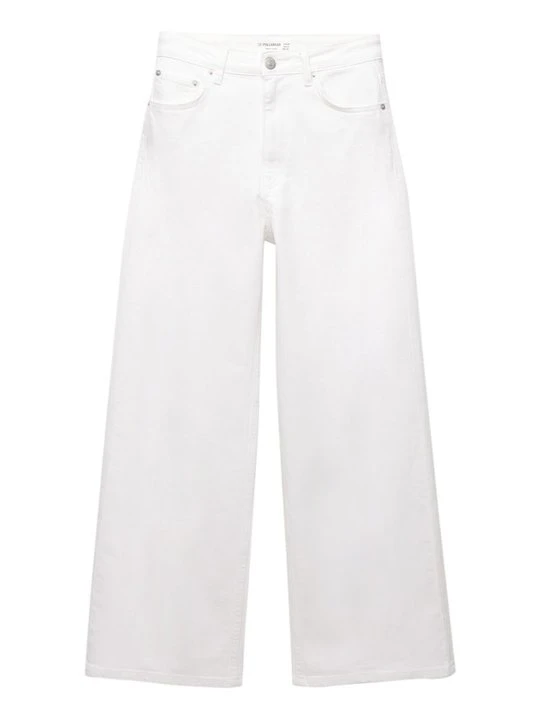 Zdjęcie produktu Jeansy Relaxed Fit PULL&BEAR biały