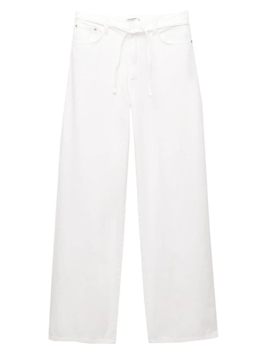 Zdjęcie produktu Jeansy Relaxed Fit PULL&BEAR biały
