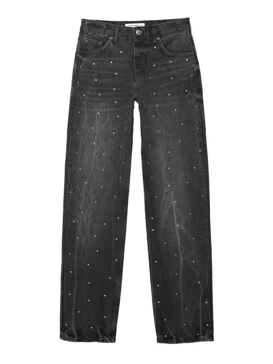 Zdjęcie produktu Jeansy Relaxed Fit PULL&BEAR czarny