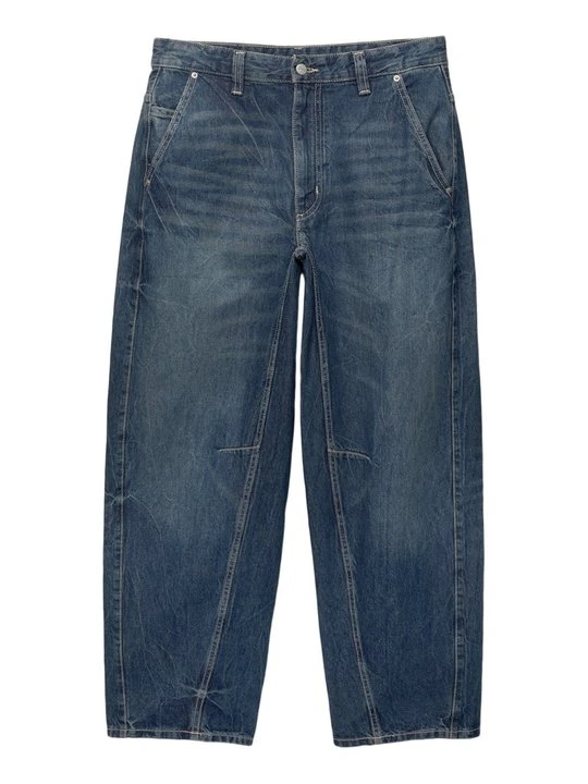 Zdjęcie produktu Jeansy Relaxed Fit PULL&BEAR niebieski denim