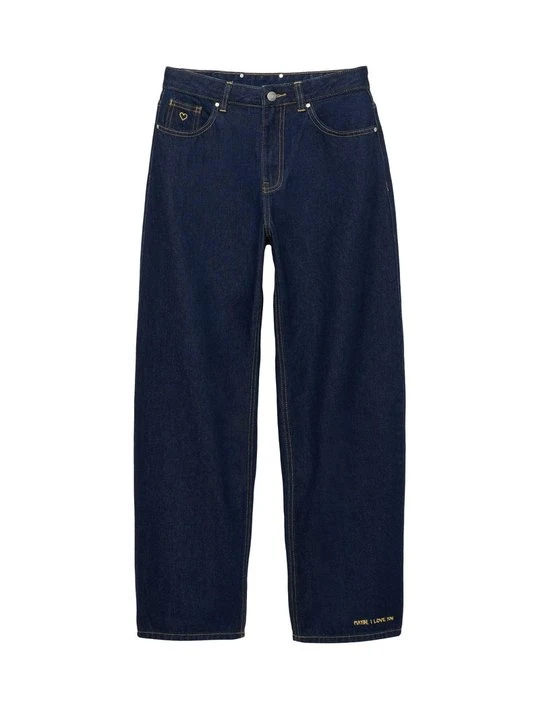 Zdjęcie produktu Jeansy Relaxed Fit PULL&BEAR ciemnoniebieski