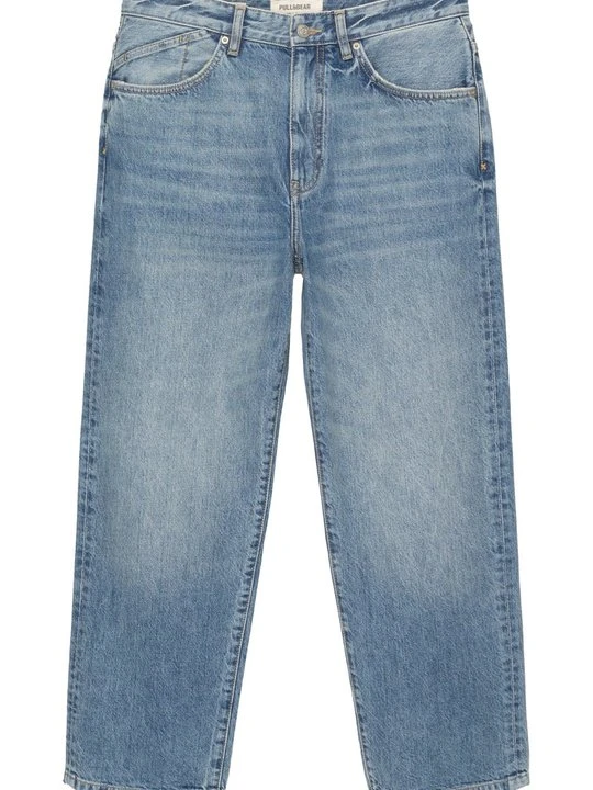 Zdjęcie produktu Jeansy Relaxed Fit PULL&BEAR niebieski denim