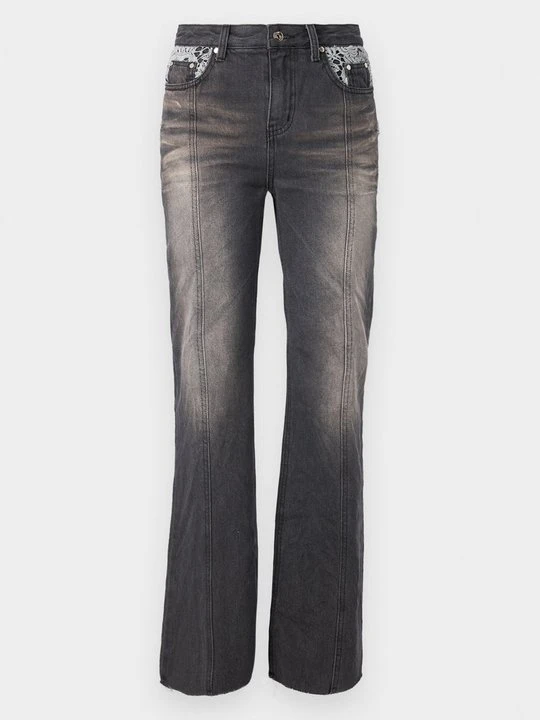 Zdjęcie produktu Jeansy Relaxed Fit ROKH szary