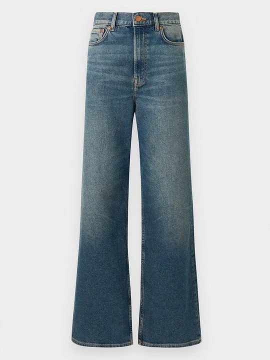 Zdjęcie produktu Jeansy Relaxed Fit Samsøe Samsøe ciemnoniebieski