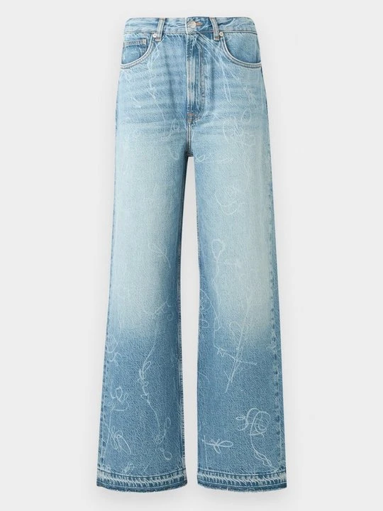 Zdjęcie produktu Jeansy Relaxed Fit Samsøe Samsøe niebieski denim