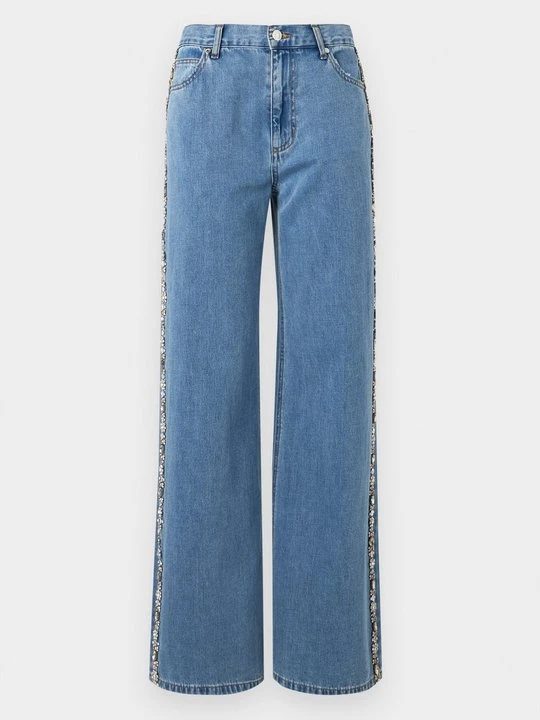 Zdjęcie produktu Jeansy Relaxed Fit Sandro niebieski denim