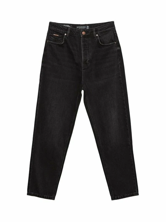 Zdjęcie produktu Jeansy Relaxed Fit Stradivarius ciemnoszary