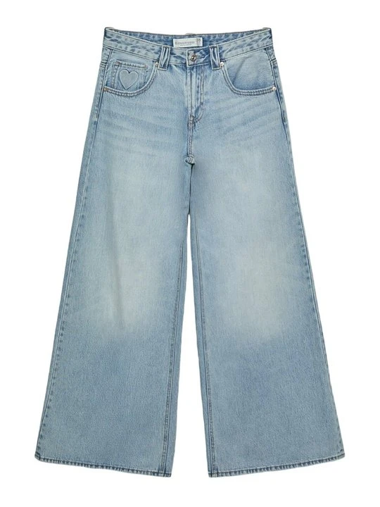 Zdjęcie produktu Jeansy Relaxed Fit Stradivarius jasnoniebieski