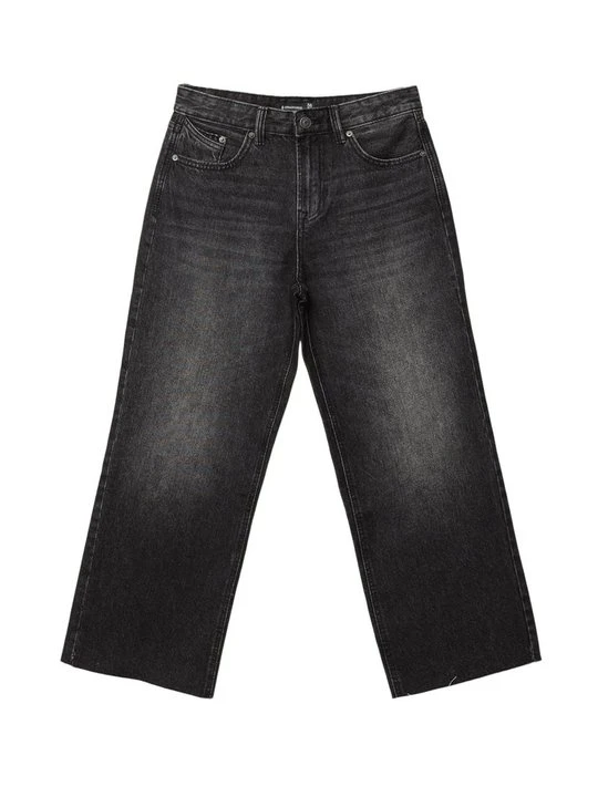 Zdjęcie produktu Jeansy Relaxed Fit Stradivarius jasnoszary melanż