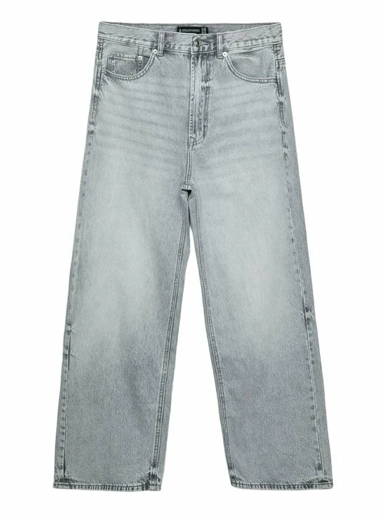 Zdjęcie produktu Jeansy Relaxed Fit Stradivarius ciemnoszary