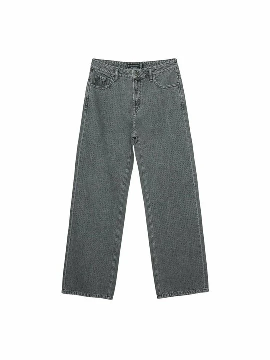 Zdjęcie produktu Jeansy Relaxed Fit Stradivarius ciemnoszary