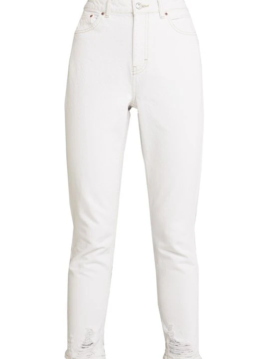 Zdjęcie produktu Jeansy Relaxed Fit Topshop biały