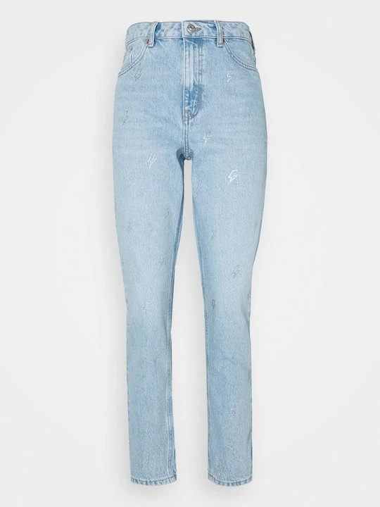 Zdjęcie produktu Jeansy Relaxed Fit Topshop denim wybielany