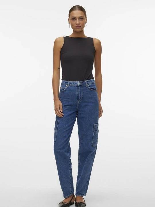 Zdjęcie produktu Jeansy Relaxed Fit Vero Moda niebieski denim